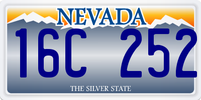 NV license plate 16C252