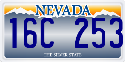 NV license plate 16C253