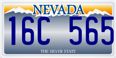 NV license plate 16C565