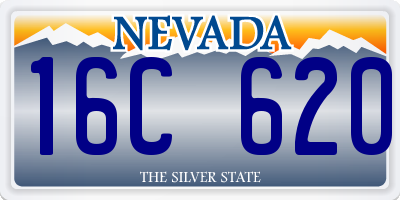 NV license plate 16C620