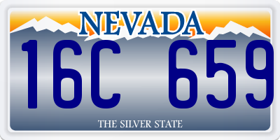 NV license plate 16C659