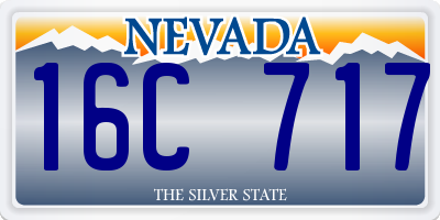 NV license plate 16C717