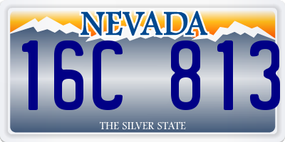 NV license plate 16C813