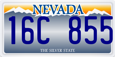 NV license plate 16C855