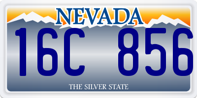 NV license plate 16C856