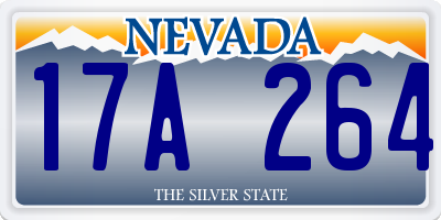 NV license plate 17A264