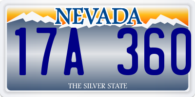 NV license plate 17A360