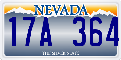 NV license plate 17A364
