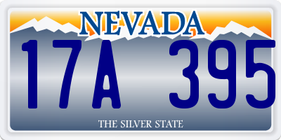 NV license plate 17A395