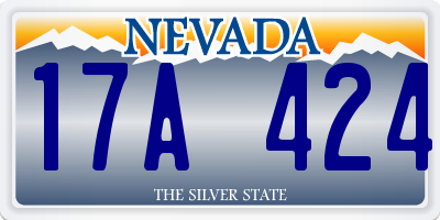 NV license plate 17A424