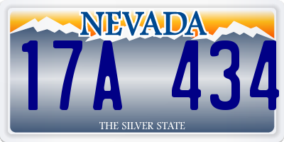NV license plate 17A434