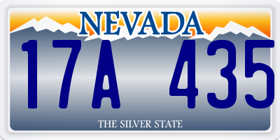 NV license plate 17A435