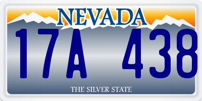 NV license plate 17A438