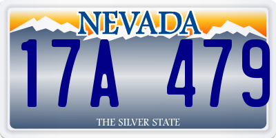 NV license plate 17A479