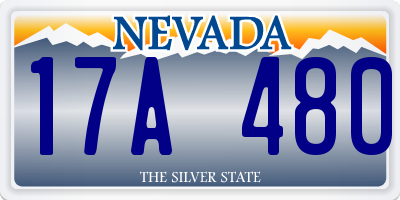 NV license plate 17A480