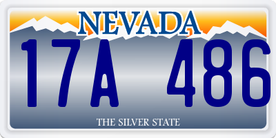 NV license plate 17A486