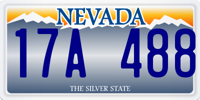 NV license plate 17A488