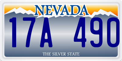 NV license plate 17A490