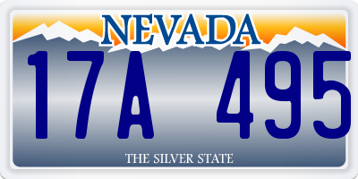 NV license plate 17A495