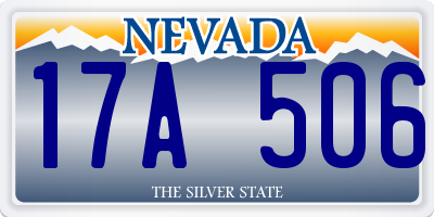 NV license plate 17A506