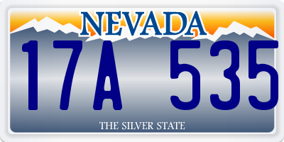 NV license plate 17A535