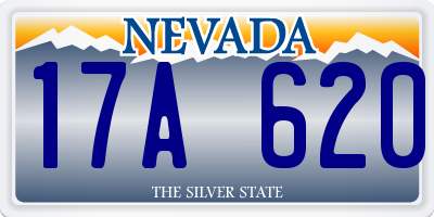 NV license plate 17A620