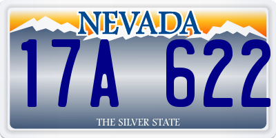 NV license plate 17A622