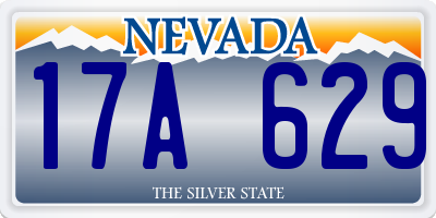 NV license plate 17A629
