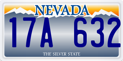 NV license plate 17A632