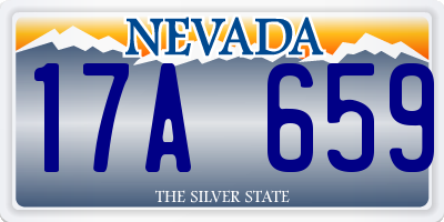 NV license plate 17A659