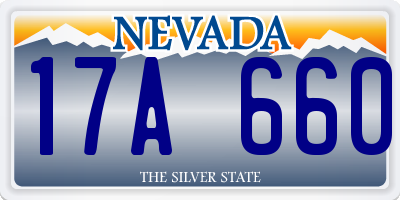NV license plate 17A660
