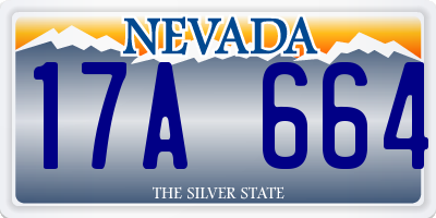 NV license plate 17A664