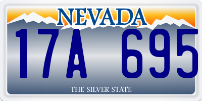 NV license plate 17A695