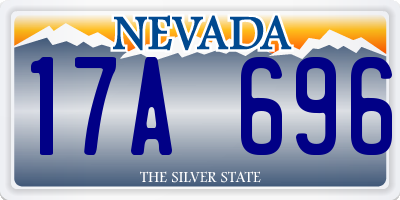 NV license plate 17A696