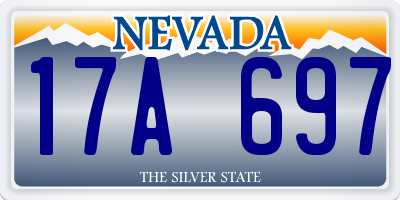 NV license plate 17A697