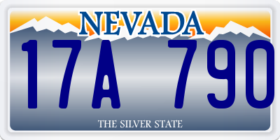 NV license plate 17A790