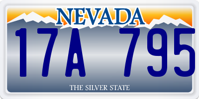 NV license plate 17A795