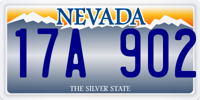 NV license plate 17A902