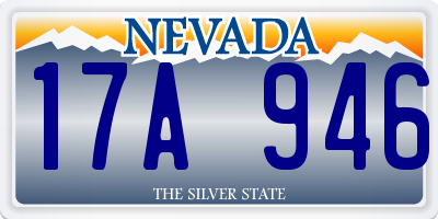 NV license plate 17A946