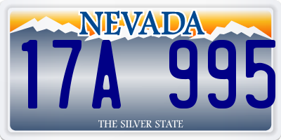NV license plate 17A995