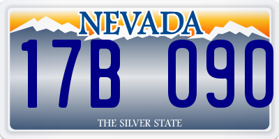 NV license plate 17B090