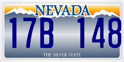 NV license plate 17B148