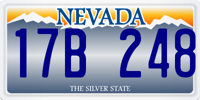 NV license plate 17B248