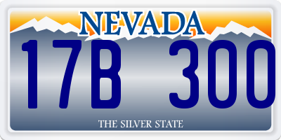 NV license plate 17B300