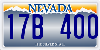 NV license plate 17B400