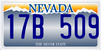 NV license plate 17B509