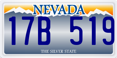 NV license plate 17B519