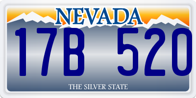 NV license plate 17B520