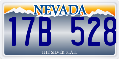 NV license plate 17B528