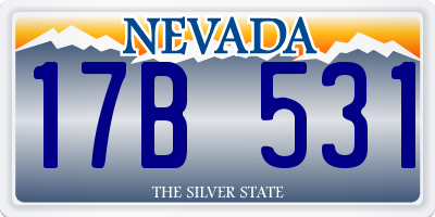 NV license plate 17B531